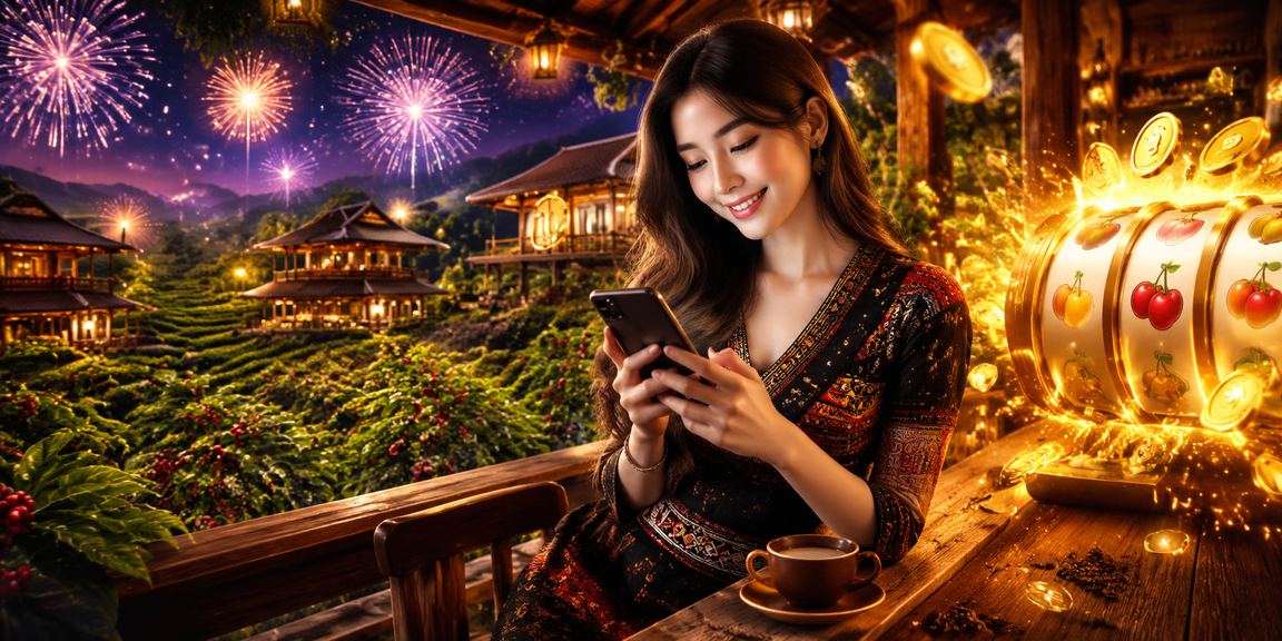 Người chơi Slots trên điện thoại tại một quán cà phê Buôn Ma Thuột